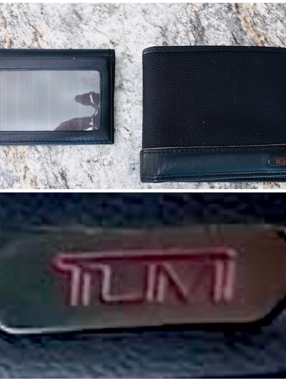 Tumi Black Tablet Sleeve with Textured Exterior